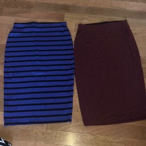 Bundle of Old Navy pencil skirts.